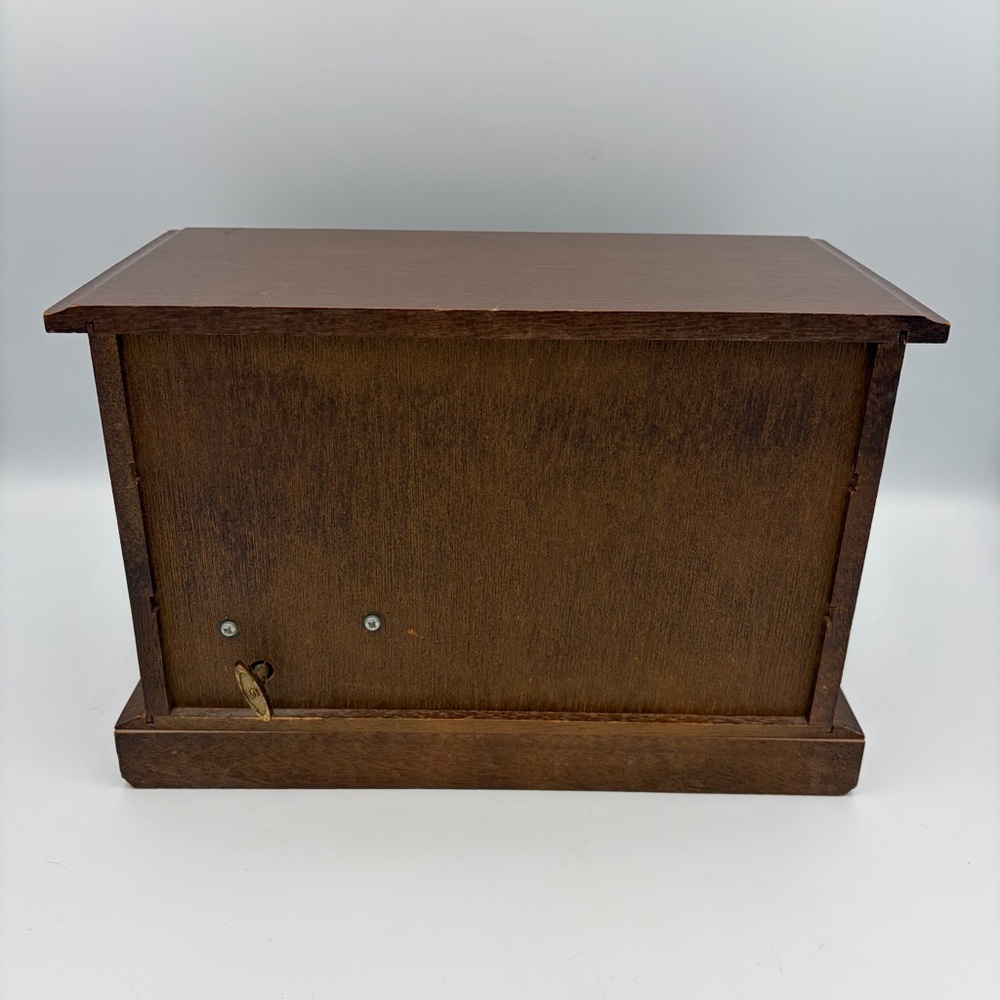 Vintage A Price Import Wooden Jewelry Box Chest 4-Drawer 70’s Non-working music - Picture 7 of 16